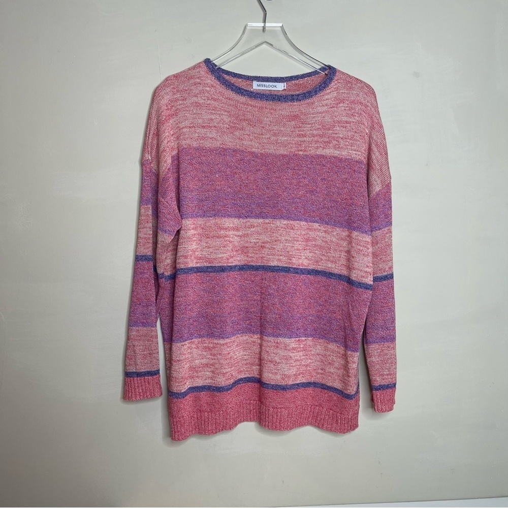 Misslook Cotton poly Blend Pullover Sweater